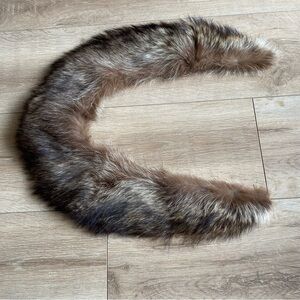 Vintage real fur‎ collar crafting , taxidermy oddity
